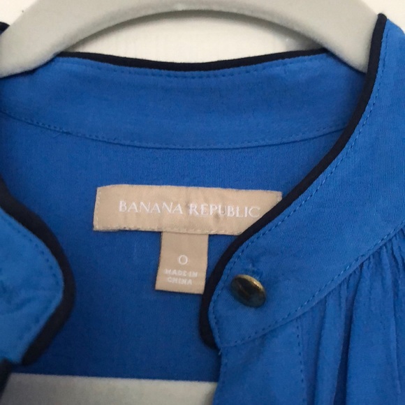 Bright Blue Banana Republic Blouse - Picture 3 of 4